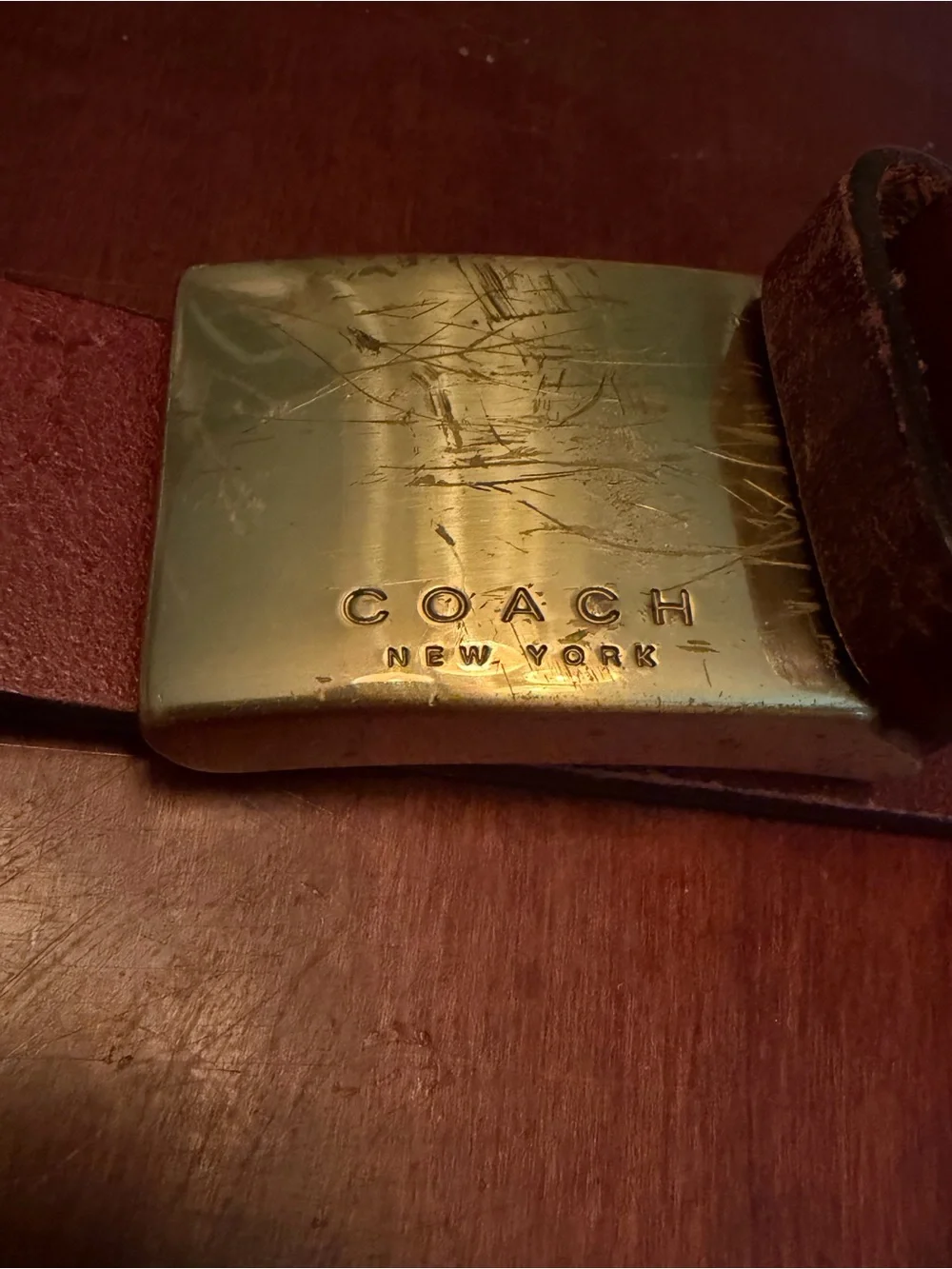 Coach classic belt